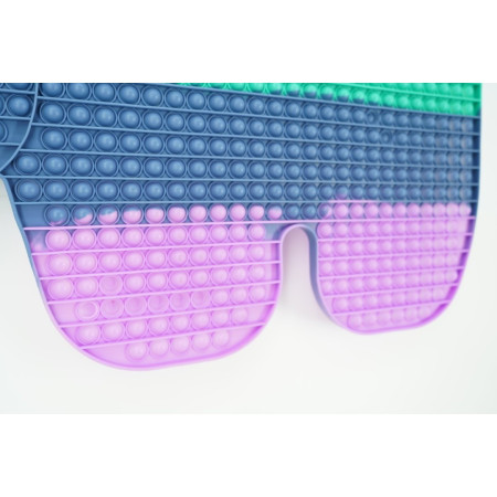 Jucarie antistres din silicon, Cyrax®, Pop It Now and Flip It, Among Us, 85 cm