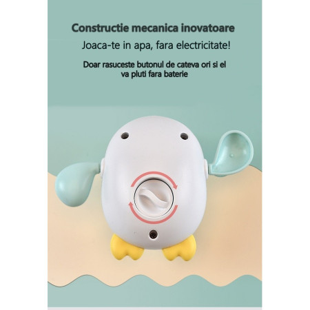 Jucarii de baie pentru copii, Cyrax, pinguinul bleu