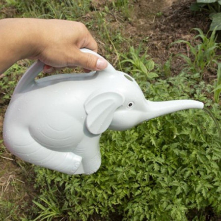 Stropitoare pentru Copii,  in forma de Elefant, 1500 mL, pentru Udat Plante, 19.5x17x11.8 cm, Albastru