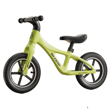 Bicicleta pentru Copii, Cyrax, Fara Pedale, Pentru 2-6 Ani, 2 Roti Silentioase, Sa Reglabila 43 - 58 cm, din Plastic si Fibra de Sticla, 88 x 56 x 43 cm, Verde