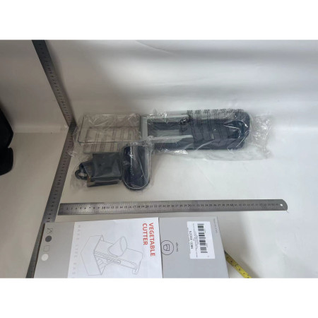 Feliator de Legume Multifunctional, Cyrax, Taieturi Diferite, Razatoare pentru Bucatarie, Taietor de Cartofi, Presa Manuala, Pliabila, Extensibila, PP PET, 23.5x9.5x5.5 cm, Gri