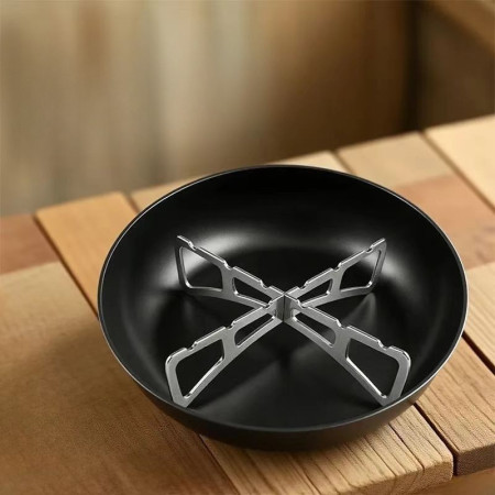 Suport pentru Gatit la Abur, Cyrax, din Otel Inoxidabil, 12 x 3 cm, Argintiu