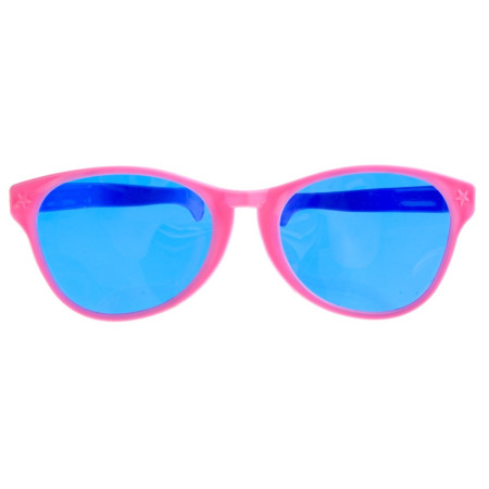 Ochelari Deghizare, Cyrax, Marime Exagerata, din Plastic, 26 x 9 cm, Roz