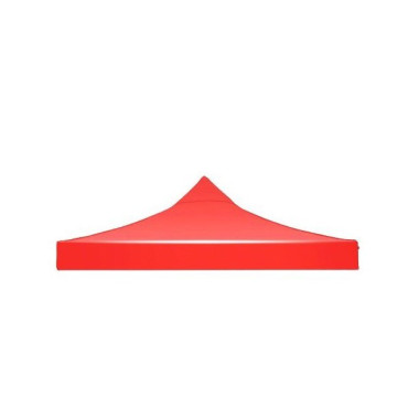 Prelata,copertina pentru acoperis cort tip pavilion  3 x 3 m , impermeabila, invelis din material textil oxfort 700D, cauciucat Rosu