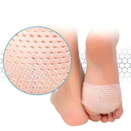 Set 2 Branturi cu Gel,  pentru Metatarsiene, Pernute din Silicon Gel, Universale, Separator Corectie Pozitie Degete Picior, Crem