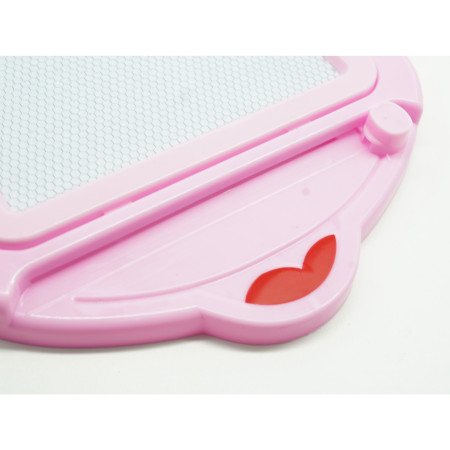Tabla Magnetica pentru desen Cyrax, Pix, forma Soricel, dimensiuni 23x26.5 cm, Dezvolta Creativitatea, Roz