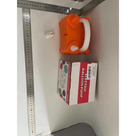 Pompa Electrica de Umflat Baloane, Cyrax, cu Doua Iesiri, 220V, Putere 400W, Accesorii petrecere, Portocaliu