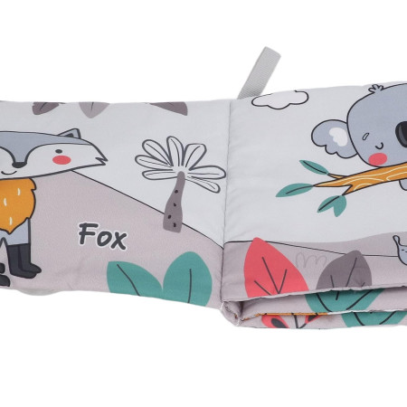 Carte Senzoriala, Cyrax, pentru Bebelusi, 15x16x6 cm, cu Animalute, 3D, Cu Sunete si Fosnete, 0-3 Ani, Model Elefantel, Gri