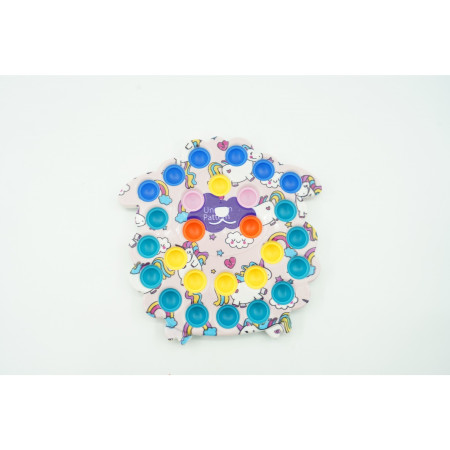 Cyrax Jucarie senzoriala antistres, Simple Dimple, Oaie, Multicolor, V4