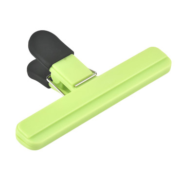 Cleste Multifunctional pentru Sigilarea Pungilor, Cyrax, din Plastic, Mentine Alimentele Proaspete, 15x7.5 cm, Verde