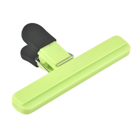 Cleste Multifunctional pentru Sigilarea Pungilor, Cyrax, din Plastic, Mentine Alimentele Proaspete, 15x7.5 cm, Verde