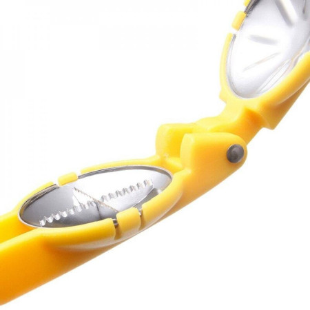 Dispozitiv de spart nuci si castane Cyrax, ABS si otel, 17.5 x 5.5 x 5 cm, usor de utilizat, galben