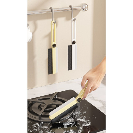 Perie Multifunctionala si Stergator,  Pentru Spatii Greu Accesibile, 24.7 x 4.5 cm, Alb Laptos