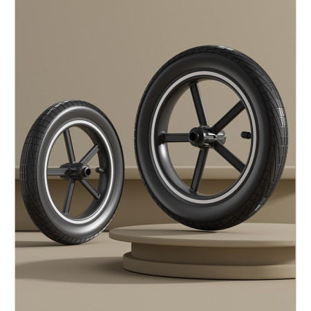 Bicicleta pentru Copii, Cyrax, Fara Pedale, Pentru 2-6 Ani, 2 Roti Silentioase, Sa Reglabila 43 - 58 cm, din Plastic si Fibra de Sticla, 88 x 56 x 43 cm, Roz