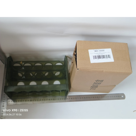 Suport Organizator pentru Oua, Cyrax, pentru Frigider, Verde transparent, Capacitate 20 oua, Doua straturi, cu Data de Expirare, 25.5x10x17 cm