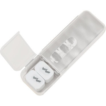 Cutie Organizatoare pentru Cabluri,  din Plastic, 28 x 9 x 6 cm, Alb