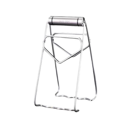 Clema pentru Boluri, Cyrax, Anti-Alunecare, din Otel Inoxidabil, Extindere, pentru Oale, Tigai, de Uz Casnic, Rezistent la Temperaturi Inalte, 19.5x9.8x8 cm, Gri