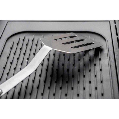 Covoras din Silicon pentru Scurgere Vase, Cyrax, Uz Casnic, Rezistent la Temperaturi Ridicate, Izolator, 30x24 cm, Negru