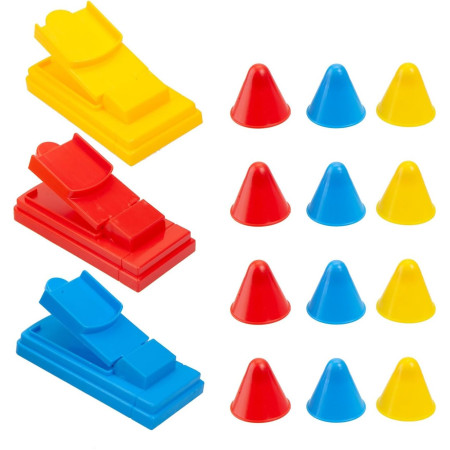 Joc Interactiv pentru Copii, Cyrax, 3 Hats Off, Tabla de Joc, Figurine Palarii, +3 Ani, Multicolor