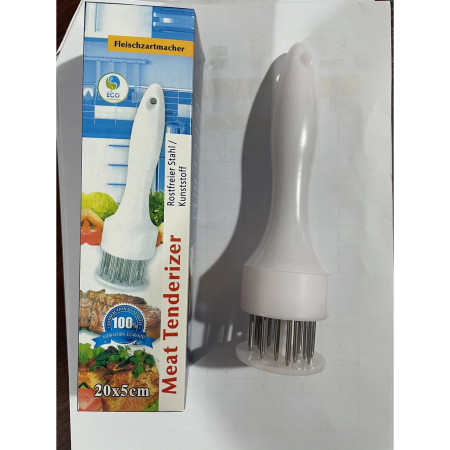 Cyrax Ustensila pentru fragezit carnea, cu 21 de tije ascutite din inox 304, 20 cm