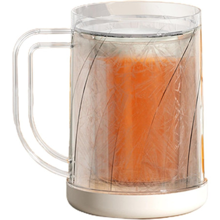 Cana Frigorifica cu Gheata, Cyrax, 14.2 x 10.4 x 14.7 cm, Plastic, 800 ml, Transparent