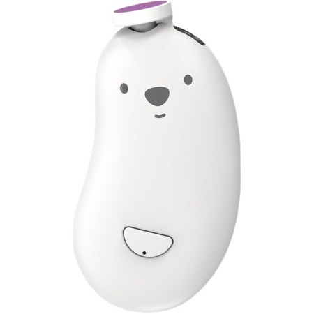 Pila Electrica, Cyrax, pentru Bebelusi si Adulti, din ABS, Incarcare USB, 6 Accesorii, cu Lumina Led, 8.8 x 4.9 cm, Alb