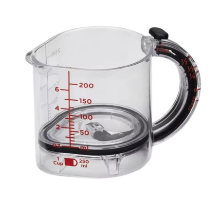 Cana de Masurat, Cyrax, cu Maner, Reglabila, din ABS si Silicon, 250 ml, Transparent