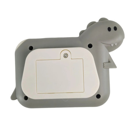 Jucarie Interactiva Pop It Whack A Mole, Cyrax, Tip Consola, Anti-Stres, 4 Moduri de Joc, din ABS si Silicon, +3 Ani, Model Dinozaur, Gri