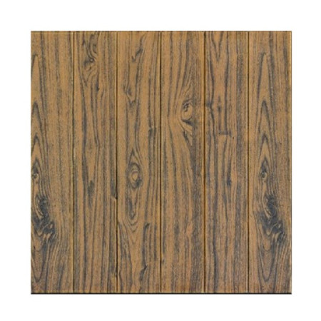Set 10 Placi Tapet 3D,  70 x 70 cm, Grosime 3 mm, din Rasina, Tip Placi de Lemn, Suprafata Acoperita 4.9 mp, Maro Inchis