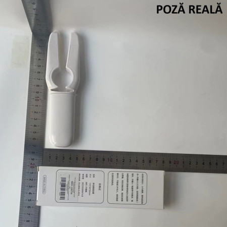 Desfacator de sticle 5in1, Cyrax, Razatoare, Curatator de Legume-Fructe, Deschizator de Conserve si Doze, 17.5x5x3cm, Alb