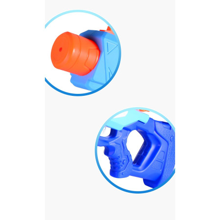 Pistol cu Apa pentru Copii, Rezervor, Pentru Piscina/Plaja, Cyrax, 6ani+,  Albastru, 1200ML