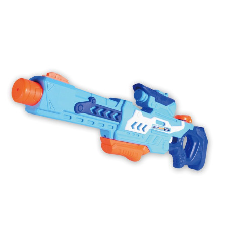 Pistol cu Apa pentru Copii, Rezervor, Pentru Piscina/Plaja, Cyrax, 6ani+,  Albastru, 1200ML