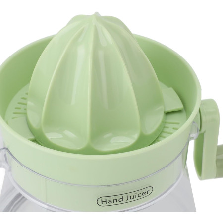 Storcator de Citrice Manual, Cyrax, Rezistente, Usor de Folosit si Depozitat, Durabil, Calitativ, 16.5x13cm, Transparent/ Verde
