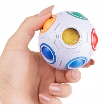 Cyrax Jucarie interactiva antistres minge, multicolor, + 3 ani