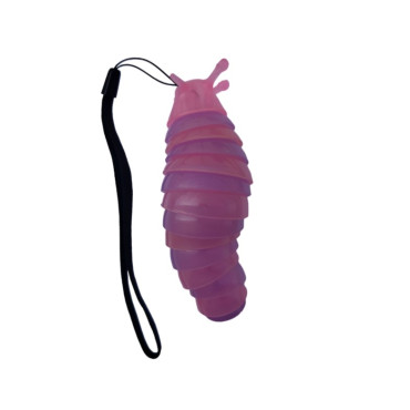 Jucarie Senzoriala Antistres, Cyrax, Fidget Toys, Omida Curcubeu, 11 cm, +3 Ani, Mov/Roz