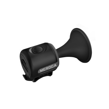 Claxon electric pentru bicicleta, Cyrax, rezistent la apa, 120 dB, negru