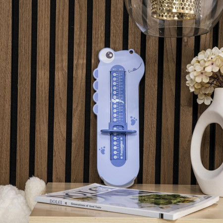 Dispozitiv de Masurat Talpa Piciorului pentru Bebelusi, Cyrax, 9-24, Model Dinozaur, Albastru