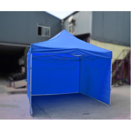 Perete Lateral Cort Evenimente 18 m,  material textil oxfort 700D Albastru