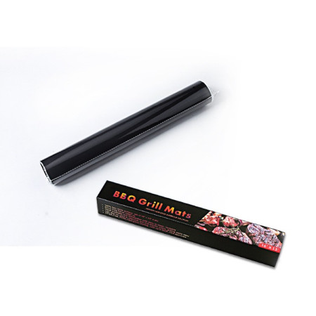 Set 4 Folii Antiaderente din Teflon, Cyrax, Multifunctionale, Rezistente la Apa si Temperaturi Ridicate, pentru Gratar, Cuptor, BBQ Grill, 40x33 cm, Negru