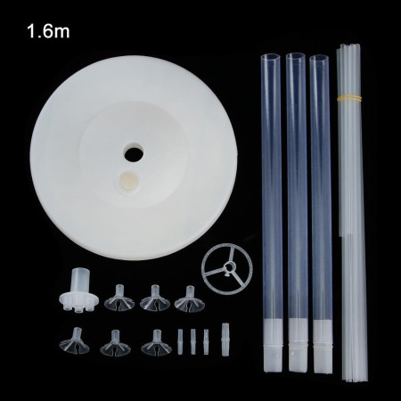 Suport pentru Baloane, Cyrax, cu Un Strat, pentru 19 Baloane, 160 cm, Transparent