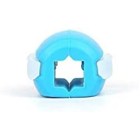 Dispozitiv de Tonifiere Faciala,  din Silicon, Corectare Mandibula/Maxilar, Albastru