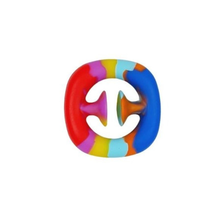 Cyrax Jucarie Senzoriala Antistres cu Ventuza de Decompresie, Antrenare Antebrat, 3 ani, Model 1, Multicolor