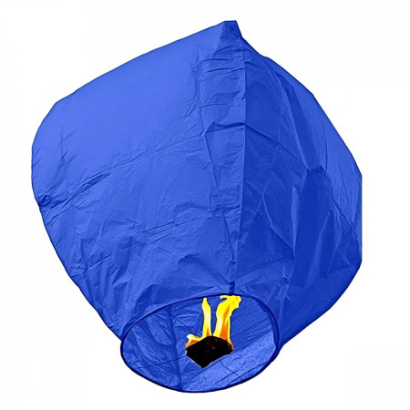 Lampion zburator, Cyrax, hartie biodegradabila, Albastru