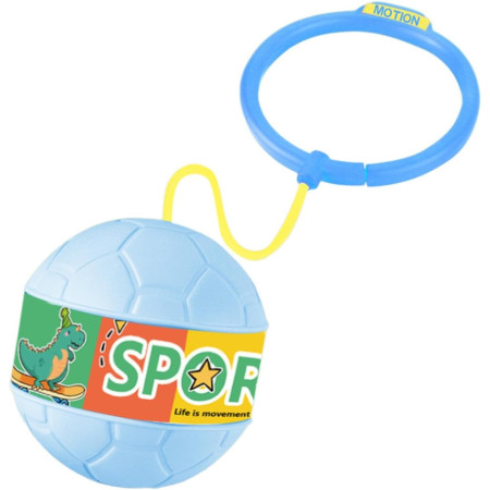 Minge pentru Sarit, Cyrax, Tip Coarda Hula Hoop, Cerc 12 cm, Coarda 52 cm, Minge 12 x 11 cm, Functie Iluminat, 4-6 Ani, Plastic, Albastru