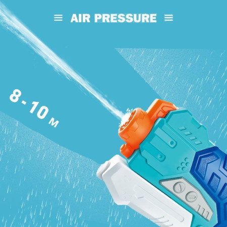 Set 2x Pistol cu Apa pentru Copii, Cyrax, 6ani+, cu baloane de apa, Albastru + Roz, 1x 600 ML +  1x 550 ML