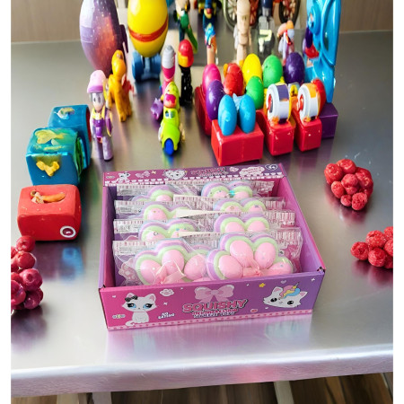 Jucarie Antistres Squishy, Cyrax, cu Revenire Lenta, Model Labuta de Pisica, 200g, 12.5 x 10.5 cm Squeeze Pinch Family, Ambalaj Transparent, Model 11