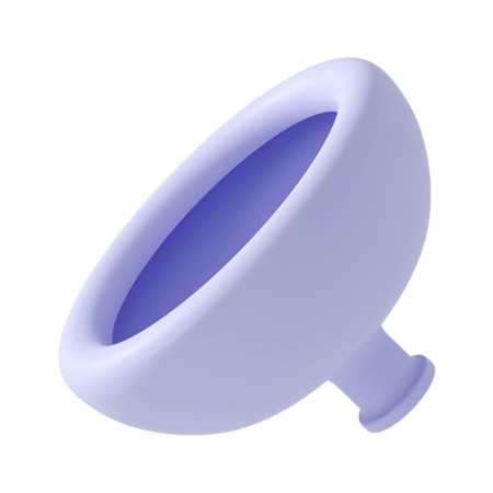 Dispozitiv Terapeutic Sputa, Cyrax, Cupa pentru Terapie Toracica, Dispozitiv de Eructare, pentru Adulti si Copii, 10 x 6.5 cm, din Silicon, Mov
