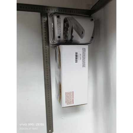 Feliator pentru Legume, Cyrax, Ustensila Bucatarie, Presa Manuala pentru Carfoi Pai, Multifunctional, 20x12.5x10 cm, ABS, Alb