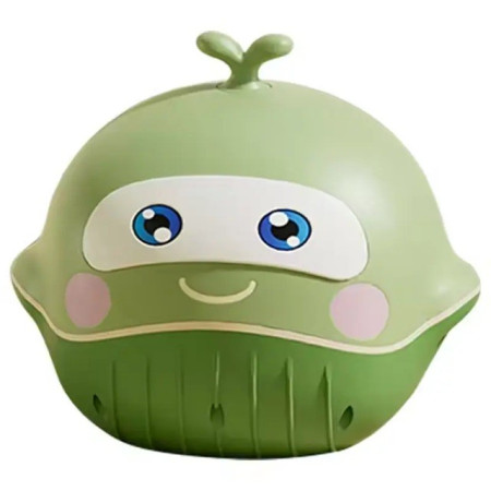 Olita 2in1, Cyrax, Model Balena, cu Reductor WC, din Plastic, cu Muzica si Lumini, 36 x 41 x 20 cm, Verde