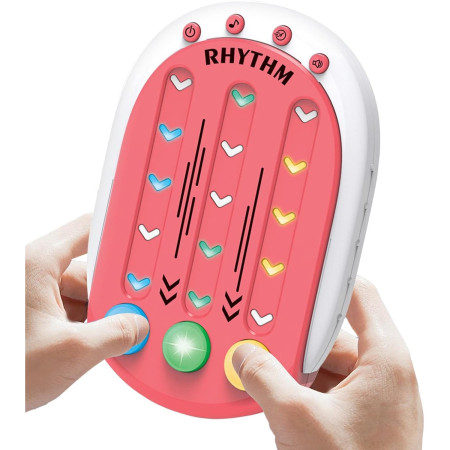 Jucarie Interactiva, Cyrax, Tip Jocuri Ritmice, +3 Ani, din ABS, 8 Niveluri de Joc, 9.5 x 2.5 x 13.6 cm, Rosu